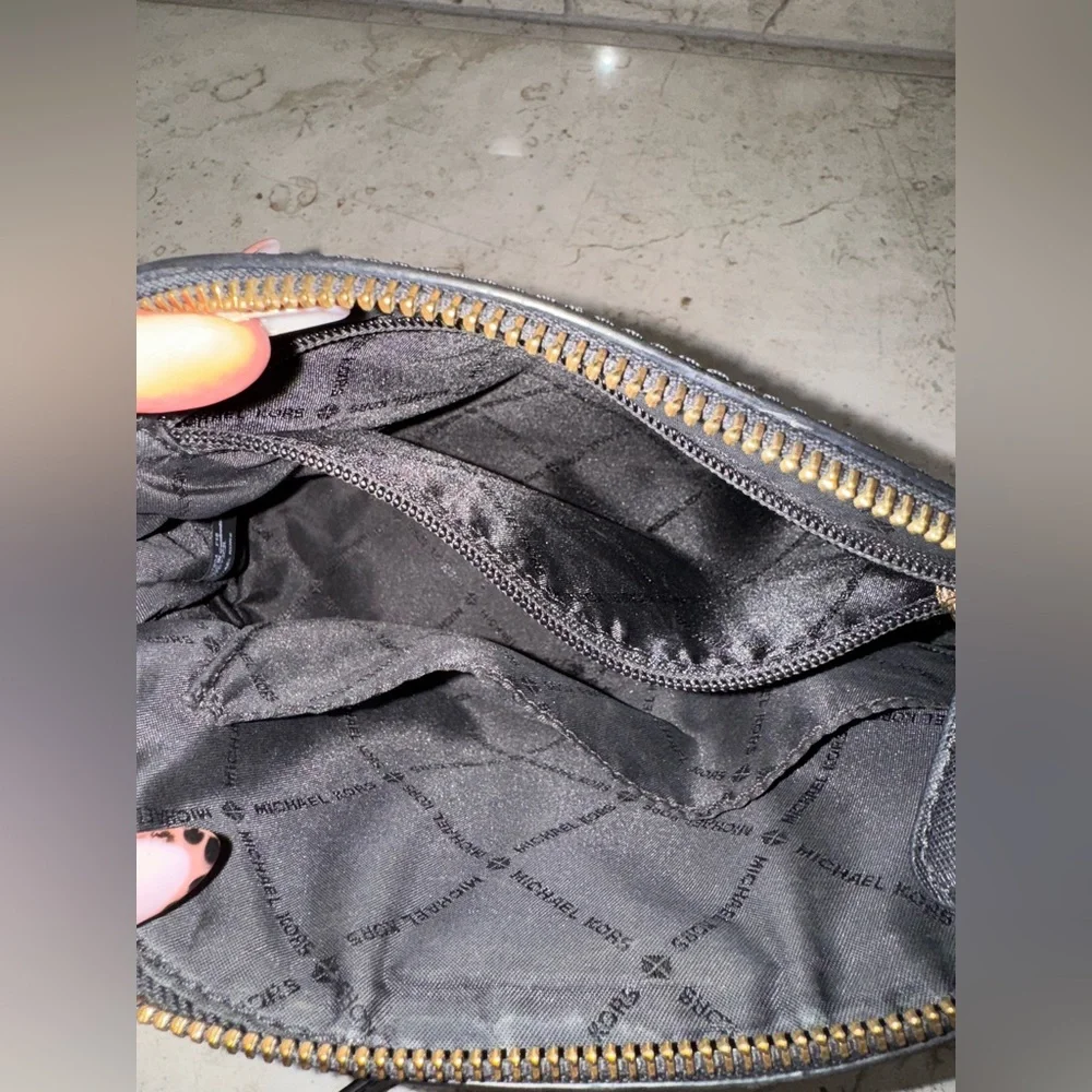 Michael Kors Black & Gold Crossbody - Picture 12 of 15